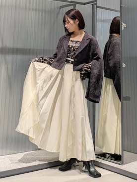 「アイテム（テーラードジャケット）」を使った、natsuki_s2さん（レディース・153cm・10代）の秋コーディネート