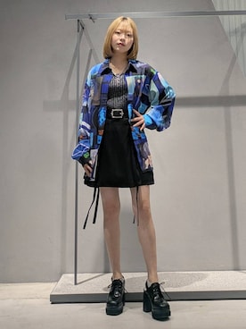 「アイテム（ベルト）」を使った、natsuki_s2さん（レディース・153cm・20代）の夏コーディネート