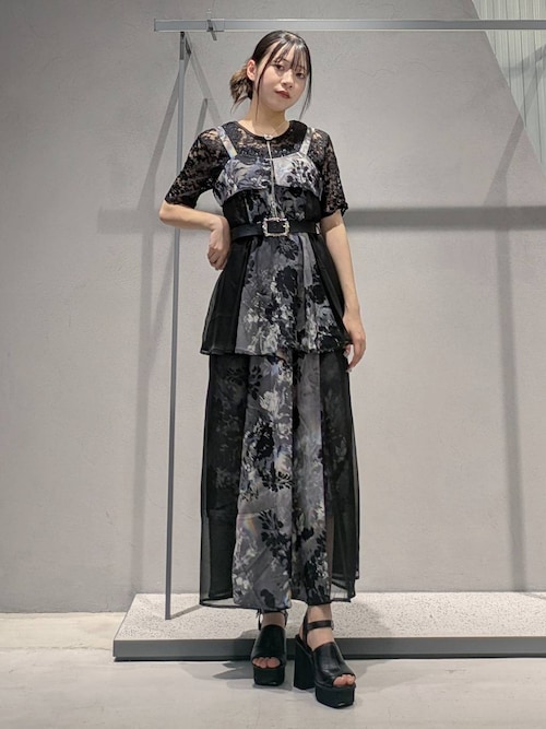 リフレクションフラワーキャミワンピース(HARE)（ワンピース