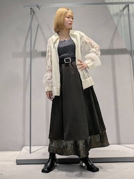「アイテム（ブルゾン）」を使った、natsuki_s2さん（レディース・153cm）の夏コーディネート