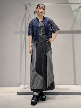 「HARE（ハレ）のアイテム」を使った、natsuki_s2さん（レディース・153cm）の夏コーディネート