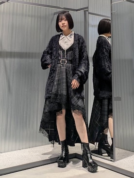 「アイテム（ネックレス）」を使った、natsuki_s2さん（レディース・153cm・10代）の秋コーディネート