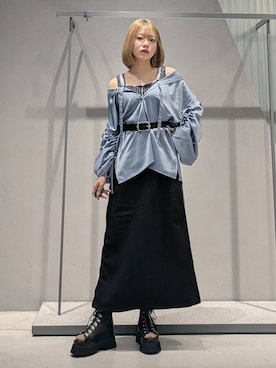 「アイテム（ネックレス）」を使った、natsuki_s2さん（レディース・153cm・10代）の夏コーディネート