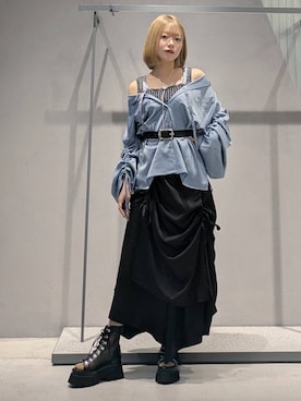 「アイテム（ネックレス）」を使った、natsuki_s2さん（レディース・153cm・10代）の夏コーディネート