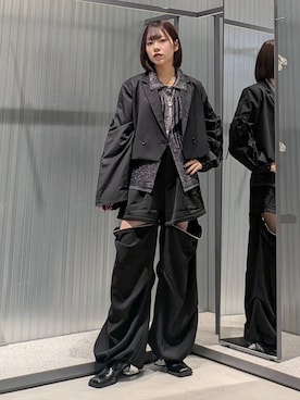 「アイテム（テーラードジャケット）」を使った、natsuki_s2さん（レディース・153cm・10代）の秋コーディネート