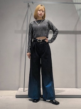 「アイテム（トップス）」を使った、natsuki_s2さん（レディース・153cm・10代）の秋コーディネート