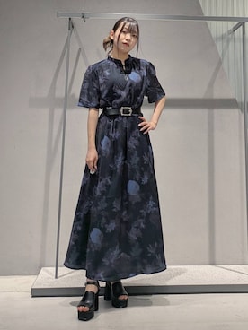 「アイテム（ワンピース/ドレス）」を使った、natsuki_s2さん（レディース・153cm・10代）の夏コーディネート
