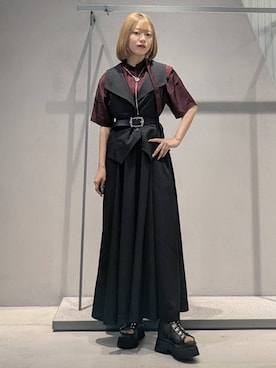 「アイテム（ワンピース/ドレス）」を使った、natsuki_s2さん（レディース・153cm・10代）の夏コーディネート