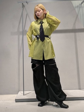 「アイテム（ネクタイ）」を使った、natsuki_s2さん（レディース・153cm・10代）の夏コーディネート