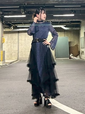 「アイテム（ワンピース/ドレス）」を使った、natsuki_s2さん（レディース・153cm・10代）の夏コーディネート