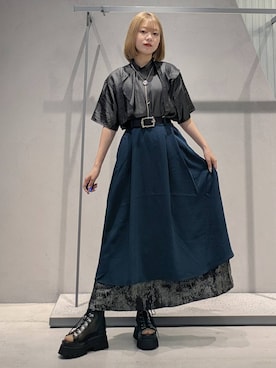 「アイテム（ネックレス）」を使った、natsuki_s2さん（レディース・153cm・10代）の夏コーディネート