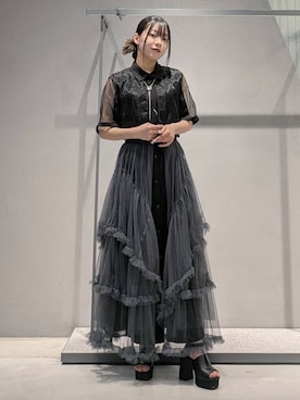「アイテム（ワンピース/ドレス）」を使った、natsuki_s2さん（レディース・153cm・10代）の夏コーディネート