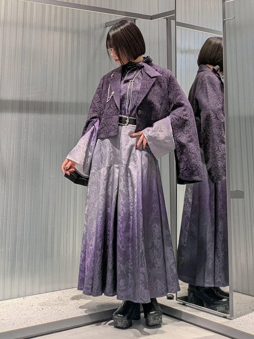 グラデーションジャガードボウタイシャツ(HARE)（シャツ/ブラウス