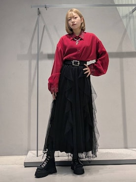 「アイテム（ネックレス）」を使った、natsuki_s2さん（レディース・153cm・10代）の夏コーディネート