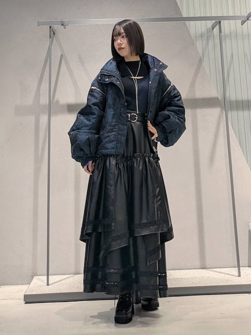 豹柄アシンメトリー　if STYLE EYES[スタイルアイズ] オープンシャツ SE29173 LEOPARD