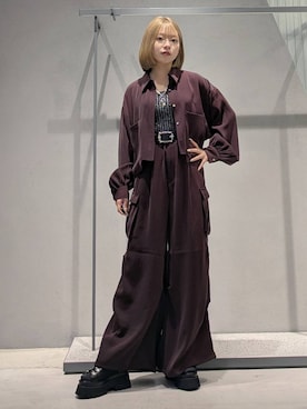 「アイテム（カーゴパンツ）」を使った、natsuki_s2さん（レディース・153cm・10代）の夏コーディネート