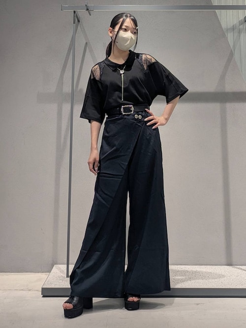 ポロシャツ ポロ レースキリカエポロTシャツ(HARE) レディース レースキリカエポロTシャツ(HARE)（ポロシャツ）｜HARE（ハレ