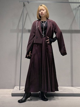 「アイテム（ブローチ/コサージュ）」を使った、natsuki_s2さん（レディース・153cm）の夏コーディネート