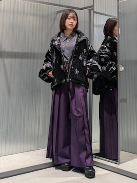 「アイテム（スラックス）」を使った、natsuki_s2さん（レディース・153cm・10代）の秋コーディネート