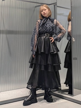 「アイテム（タンクトップ）」を使った、natsuki_s2さん（レディース・153cm・10代）の夏コーディネート