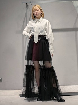 「アイテム（ブーツ）」を使った、natsuki_s2さん（レディース・153cm・10代）の夏コーディネート