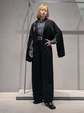 「アイテム（テーラードジャケット）」を使った、natsuki_s2さん（レディース・153cm・10代）の夏コーディネート