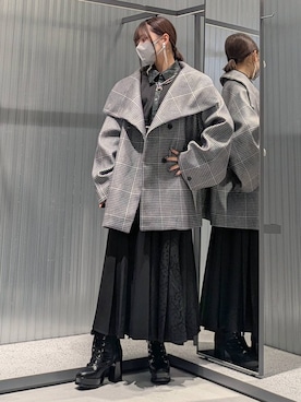 「アイテム（チェスターコート）」を使った、natsuki_s2さん（レディース・153cm・10代）の秋コーディネート