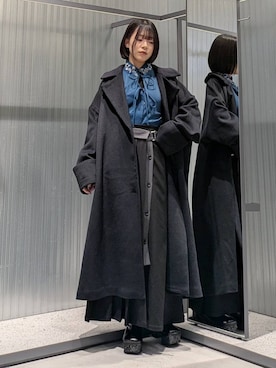 「アイテム（スカート）」を使った、natsuki_s2さん（レディース・153cm・10代）の冬コーディネート