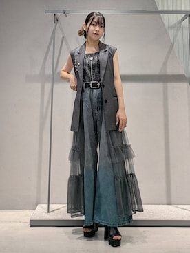 「アイテム（ワンピース/ドレス）」を使った、natsuki_s2さん（レディース・153cm・10代）の夏コーディネート