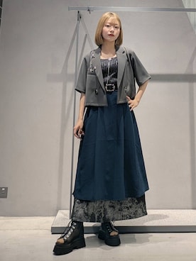 「アイテム（ブローチ/コサージュ）」を使った、natsuki_s2さん（レディース・153cm・10代）の夏コーディネート