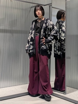 「アイテム（カーゴパンツ）」を使った、natsuki_s2さん（レディース・153cm・10代）の秋コーディネート