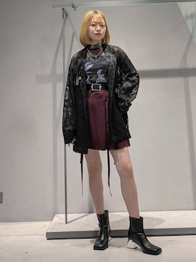 「アイテム（ジャケット/アウター）」を使った、natsuki_s2さん（レディース・153cm・10代）の夏コーディネート