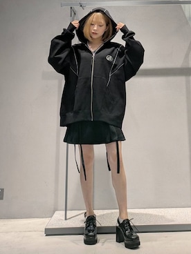「アイテム（パーカー）」を使った、natsuki_s2さん（レディース・153cm・10代）の夏コーディネート