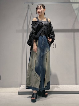 「アイテム（シャツ/ブラウス）」を使った、natsuki_s2さん（レディース・153cm・10代）の夏コーディネート