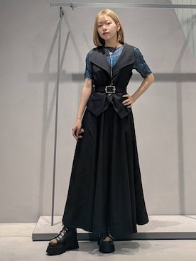 「アイテム（ワンピース/ドレス）」を使った、natsuki_s2さん（レディース・153cm・10代）の夏コーディネート