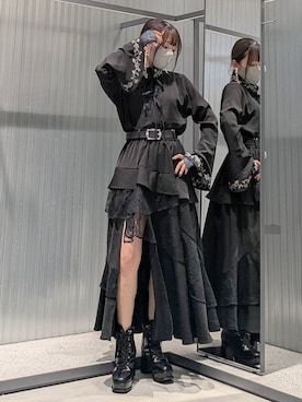 「アイテム（スカート）」を使った、natsuki_s2さん（レディース・153cm・10代）の秋コーディネート