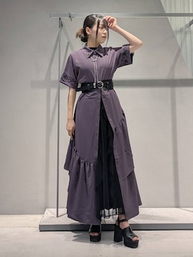 「アイテム（サンダル）」を使った、natsuki_s2さん（レディース・153cm・10代）の夏コーディネート