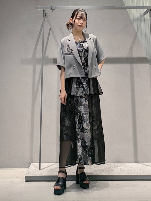 リフレクションフラワーキャミワンピース(HARE)（ワンピース