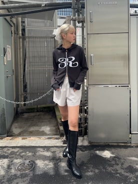 「ER（イーアール）のアイテム」を使った、ITABASHIさん（レディース・162cm）の夏コーディネート