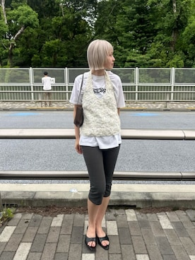 「アイテム（その他トップス）」を使った、ITABASHIさん（レディース・162cm）の夏コーディネート