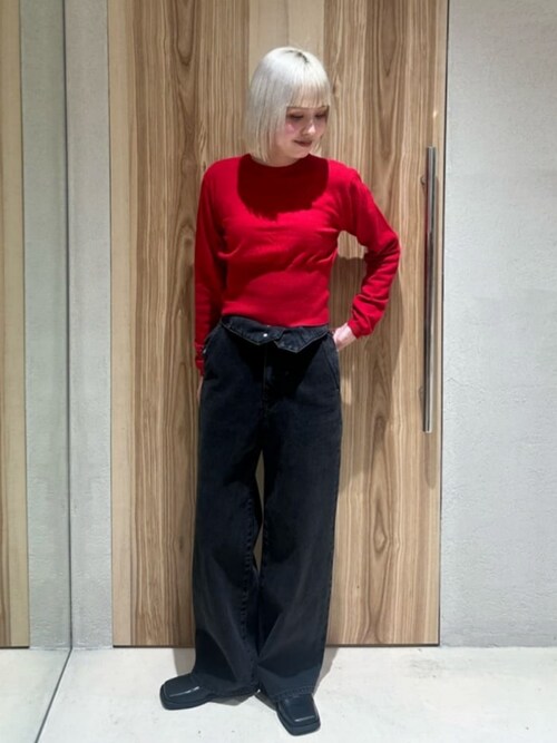 ＜ATTISESSION＞ショート クルーネック プルオーバー