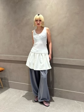 「melissa（メリッサ）のアイテム」を使った、ITABASHIさん（レディース・162cm）の夏コーディネート