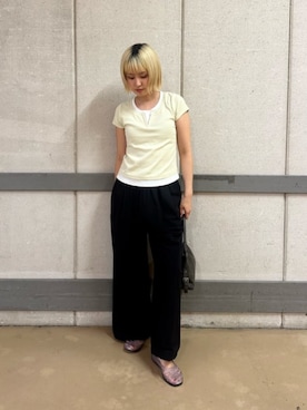 「melissa（メリッサ）のアイテム」を使った、ITABASHIさん（レディース・162cm）の夏コーディネート