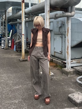 「ベーシック/トラッド」｜ITABASHIさん（レディース・162cm）の夏コーディネート