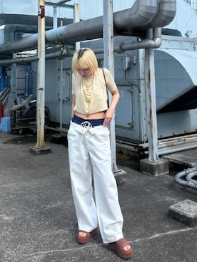 「気温25度から29度」｜ITABASHIさん（レディース・162cm）の夏コーディネート
