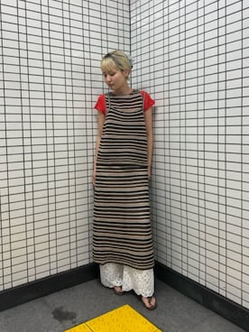 「Mollini（モリーニ）のアイテム」を使った、ITABASHIさん（レディース・162cm）の夏コーディネート