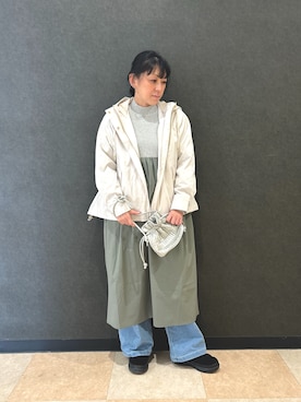 「DRESKIP（ドレスキップ）のアイテム（ジャケット/アウター）」を使った、わかさん（骨格ナチュラル・レディース・160cm）の冬コーディネート