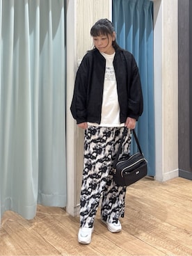 「Lee（リー）のアイテム（バッグ）」を使った、わかさん（レディース・160cm）の春コーディネート