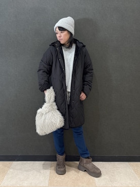「アイテム（その他アウター）」を使った、わかさん（レディース・160cm）の秋コーディネート