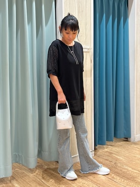 「アイテム（チュニック）」を使った、わかさん（骨格ナチュラル・レディース・160cm）の秋コーディネート